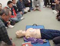 AEDの取扱い方法や心肺蘇生法